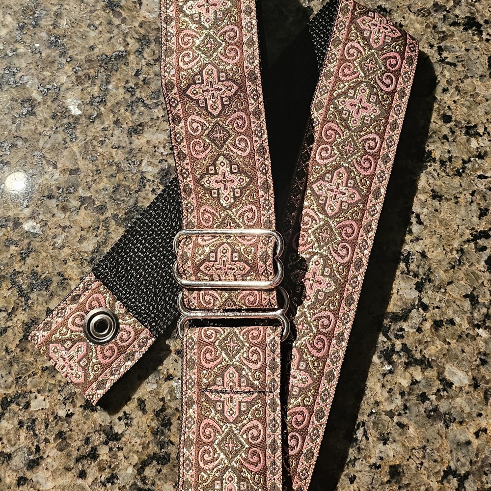 Elegant Patterned Purse Strap